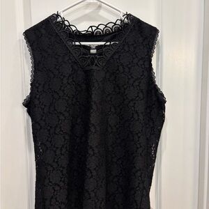 Karl Lagerfeld Elegant Black Lace Design